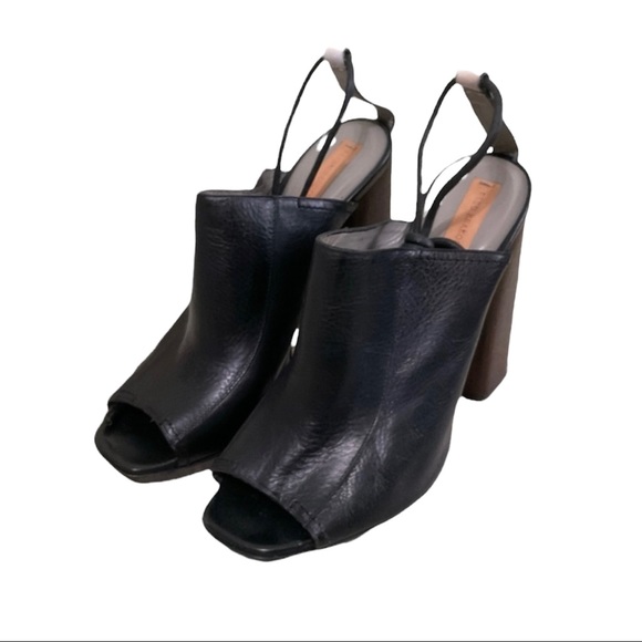 Reed Krakoff Chunky Heel Open Toe Sandal Size 6.5 - Picture 1 of 8